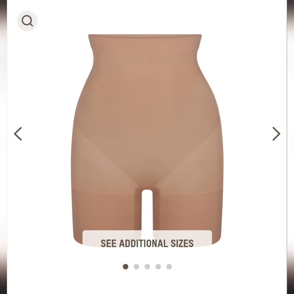 SCULPTING SHORT MID THIGH W/ OPEN GUSSET | CLAY S/M